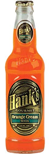[Pack of 12][4 Flavor] Hank's Gourmet Sodas Variety Pack (Root Beer, Orange Cream, Vanilla Cream, Wishniak Black Cherry) - 12 Fl Oz