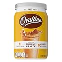 Ovaltine Classic Malt Powdered Drink Mix For Hot And Cold Milk Canister 12 oz