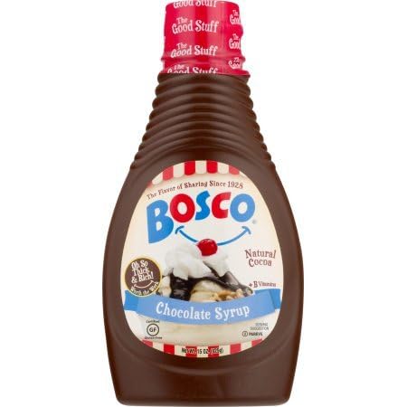 PACK OF 12 - Bosco Chocolate Syrup, 15 oz