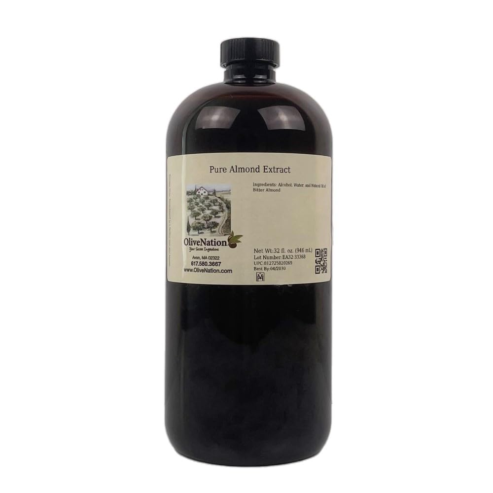Almond Extract - Non-GMO - Kosher - Gluten Free - Vegan - 32 ounces