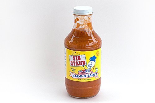 Pig Stand Bar-B-Q Sauce in a Glass Quart Jar 16 ounce by Kary's