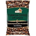 Elite Turkish Coffee With Cardamom Roasted And Ground 3.5 Oz. Pk Of 6.