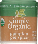 Simply Organic Pumpkin Pie Spice, Certified Organic, Kosher, Mini Spices | 0.46 Ounce (Pack of 1)