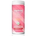 Method Pink Grapefruit Scent 6.17 oz. Wipes All Purpose Cleaner