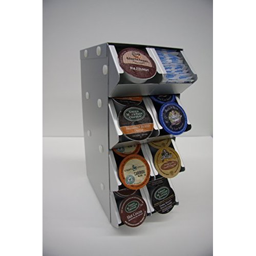 Two Bad Cats G34H2W0C Storage Display Rack for Keurig Single serve cup, Holds 28 Single serve cup