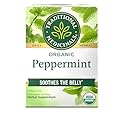 Traditional Medicinals Organic, Peppermint Tea - Helps Soothe Belly from Occasional Gas and Bloating - Kosher, Non-GMO, Caffeine-Free, Compostable