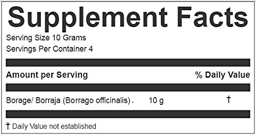 Hanan Peruvian Secrets Borraja Borage Starflower Loose Leaf 1.41oz (40g) | 100% Natural Herbal Tea from Peruvian Andes for Soothing Seasonal