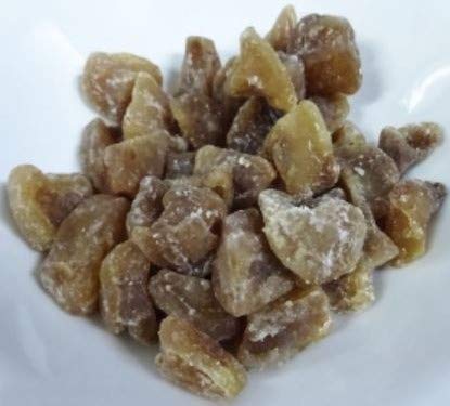 Hula Girl Soft Baby Ginger Candy - Coated in Brown Raw Sugar (1 Pound)