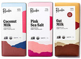 Raaka Chocolate Dairy-Free Pack | Gourmet Bean-to-Bar Dark Chocolate | Organic, Kosher, Vegan, Gluten-Free | Chocolate Lover’s Gift | 1.8oz Bars
