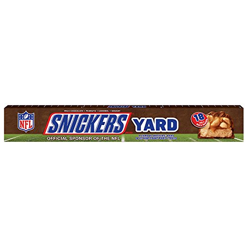 Snickers Yard Chocolate Bars Candy 18 Count, 33.48 Ounce