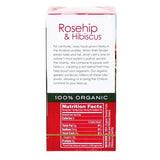 Garden of the Andes 100% Organic Herbal Tea, Rosehip and Hibiscus, 20-Count