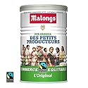 Malongo Des Petits Producteurs Coffee. Fairtrade, Medium Roast Arabica Coffee In A Vacuum Sealed Can with 8.8 Oz. Of Ground Coffee