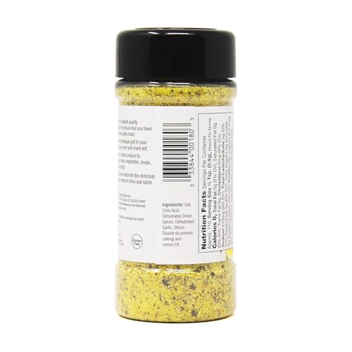 Kingsford Lemon Pepper All-Purpose Seasoning 3.5 oz - Caribbean Citrus & Pepper Blend Flavor with a Kick