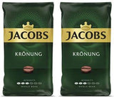 Jacobs Kronung Whole Bean Coffee 500 Gram / 17.6 Ounce (Pack of 2)