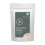 Healthy Bean Organic Ground Coffee Thrive Morning Blend - Low Acid Coffee Grounds for Sensitive Stomach - Medium Roast Blend, USDA Organic, High