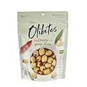 Olibites Pitted Olives - Fresh Olives Marinated in Extra Virgin Olive Oil with a sweet red pepper flavor (6 oz, Red Pepper Stuffed)