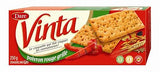 Vinta Roasted Red Pepper Crackers, Dare, 250g/9oz, 12-Pack {Imported from Canada}