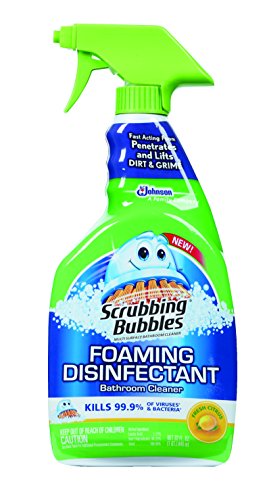 Scrubbing Bubbles Foaming Disinfectant Bathroom Cleaner (Trigger Spray, 32-Ounce, Case of 8)