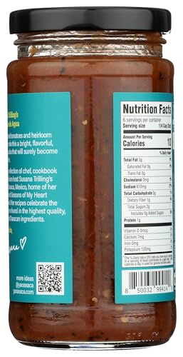 Ya Oaxaca - Medium Salsa - Chile de Agua - Bright & Flavorful - Made with Roasted Tomatoes & Oaxacan Chile de Agua - Great w/Chips & Guacamole or