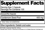 Cardamom Seed Pod - 450 mg (100 Capsules, ZIN: 514432) - 3 Pack
