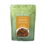 Organic Chaga Mushroom Herbal Tea - 2oz Bag (Approx. 30 Servings) | Full Leaf Tea Co.