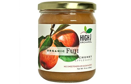 High J Orchards Organic Fuji Chunky Applesauce, 16 OZ