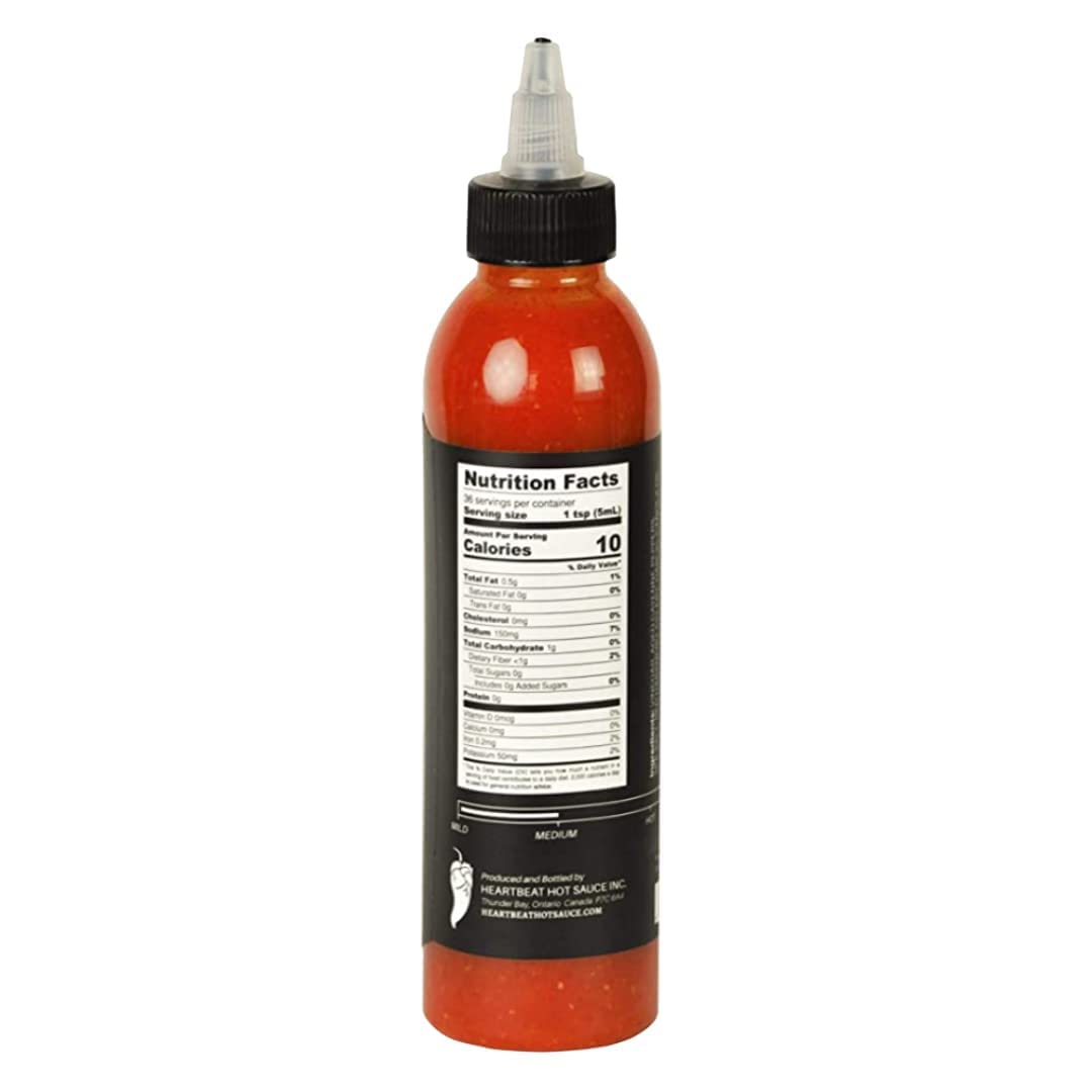 Heartbeat Hot Sauce Poirier's Louisiana Style Hot Sauce, 177 ML