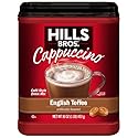 Hills Bros. Cappuccino Mix - Rich, Frothy Coffeehouse-Tasting Instant Drink Mix - Quick and Easy Preparation - Perfect for Hot & Iced Drinks