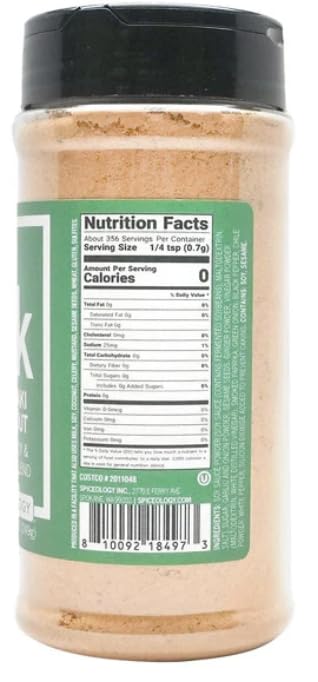 Spiceology Teriyaki Takeout Seasoning Blend, 8.8 oz | Sweet Soy, Ginger, Garlic & Green Onion | Seattle-Style Teriyaki Dry Rub & Marinade Seasoning |