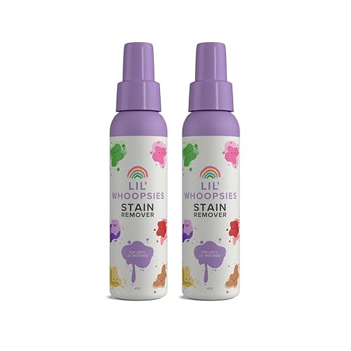 Lil’ Whoopsies Stain Remover - Baby & Family Laundry Essential - Removes Food, Formula, Grease, Coffee from Clothing, Fabric, Bedding, and More (2, 4