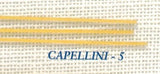 Capellini #5 Long Cut Pasta Case of Twenty (20) 1 .lb Pouches