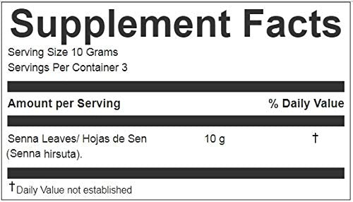 Hanan Peruvian Secrets Hojas de Sen Herbal Tea | 100% Natural Senna Leaves | 1.06oz / 30g | Naturally Aids in Gently Relieving Occasional Constipation