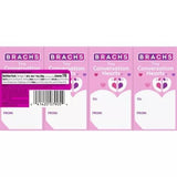 Brach's Tiny Conversation Hearts "To/From" Boxes, 1.0oz, Valentine's Candy, 4 individually wrapped packs