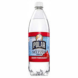 Polar Cherry Pomegranate Seltzer 1 L Plastic Bottles - Pack of 12