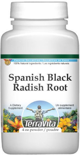 Spanish Black Radish Root Powder (4 oz, ZIN: 510874) - 3 Pack