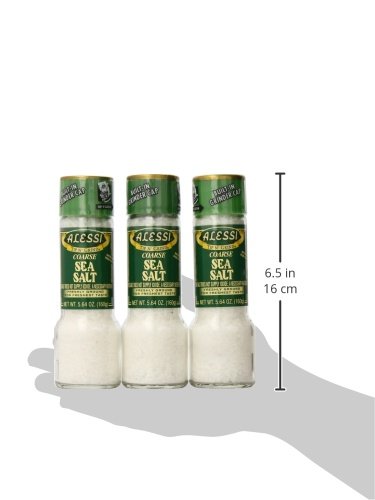 Alessi Grinder Sea Salt, 5.64-Ounce (Pack of 6)
