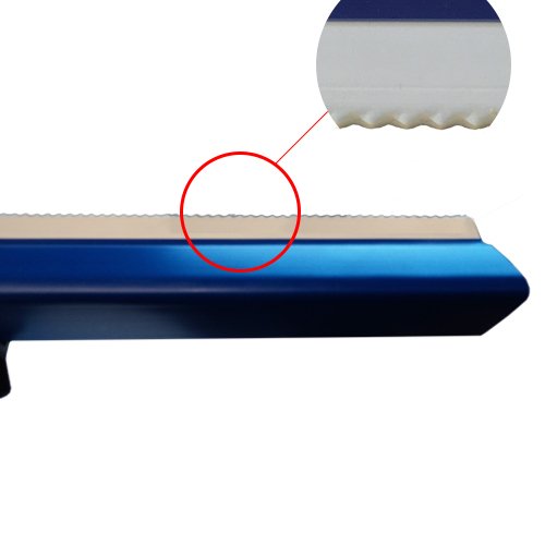 18" Serrated/Notched Epoxy Squeegee | 1/8" Standard Serrations
