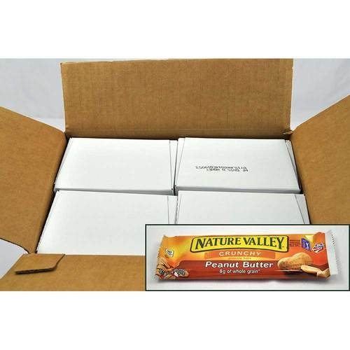General Mills Peanut Butter Nature Valley Crunchy Granola Bar 144 Case .74 Ounce