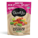 Darrell Lea Family Size Soft Australian Licorice, Non-GMO, No Palm Oil, Vegetarian Friendly, No High Fructose Corn Syrup, Soft & Chewy Licorice Candy