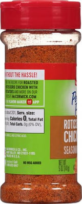 McCormick Perfect Pinch Rotisserie Chicken Seasoning, 5 oz