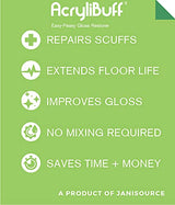 Jani-Source Acrylibuff Spray-On Buff Floor Wax Gloss Restorer, Quart (3-Pack)