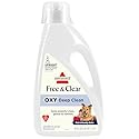 BISSELL Free & Clear OXY Carpet Deep Clean Solution, for use in leading upright carpet cleaners, 60oz, Same powerful clean, gentle for families