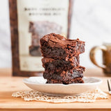 Renewal Mill Dark Chocolate Brownie Mix 18 oz, Gluten-Free, Vegan, Non-GMO, Upcycled Ingredients I Easy to Make in One Bowl, Only Requires Oil and Water, Kid-Friendly | Packaging May Vary
