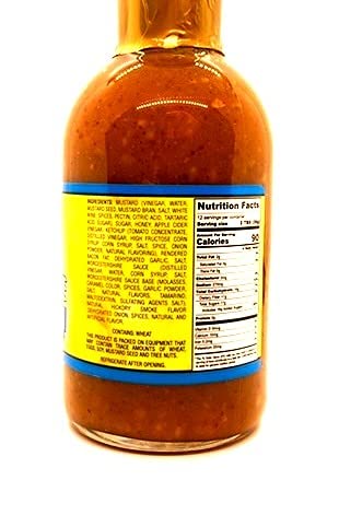 Oklahoma Gold Mustard Based BBQ Sauce | Our Take On a Sweet Mustard sauce | Award Winning Formula | Made with REAL Bacon Drippings | Great as a binder