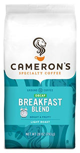 Cameron's Coffee Roasted Ground Coffee Bag, Decaf Breakfast Blend, 28 Ounce