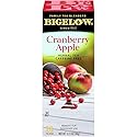 Bigelow Cranberry Apple Herbal Tea Bags 28-Count Box (Pack of 1) Cranberry Apple Hibiscus Flavored Herbal Tea Bags All Natural Non-GMO