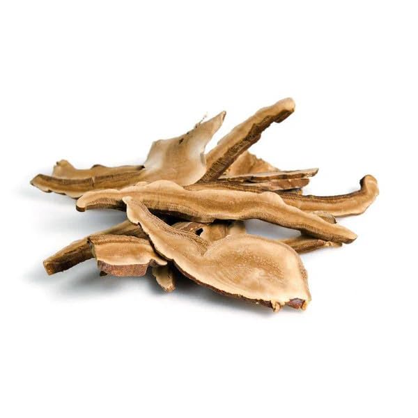 Essential Spice Dried Organic Reishi Mushroom - Whole Slices, Premium Quality, Earthy & Bitter Flavor - Perfect for Teas, Tinctures, and Herbal