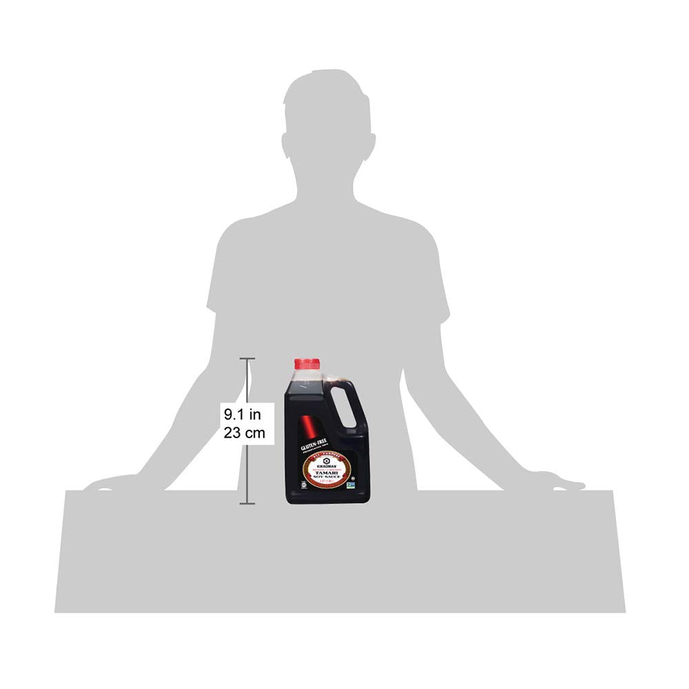 Kikkoman Tamari Gluten Free Soy Sauce, 0.5 Gallon