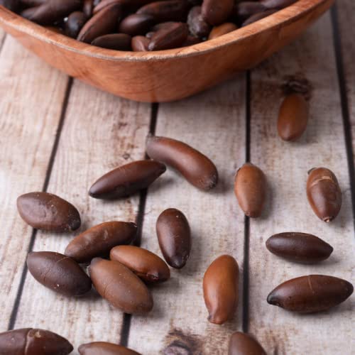 Organic Traditions Roasted Baru Seeds, Nut Free Plant Based Snack, Wildcrafted Baru Nuts With Crunchy Texture And Nutty Flavor, High Fiber Source