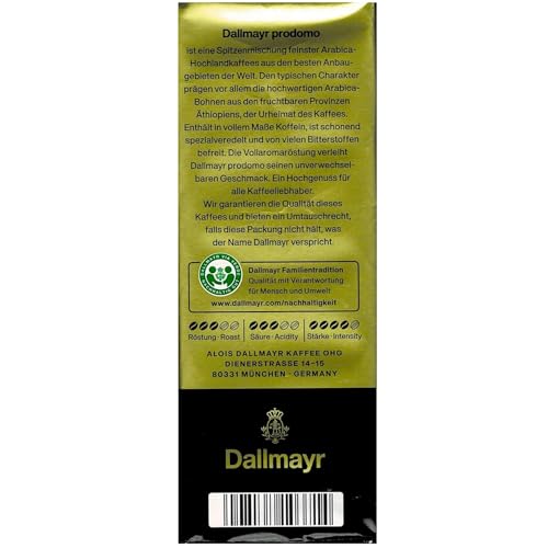 Dallmayr Prodomo Ground Coffee, 17.6 Ouce (Pack of 2)